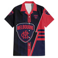 Personalized Melbourne Demons Hawaiian Shirt Modern Geometric Sports Graphic Style