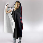 Melbourne Demons Hooded Blanket Modern Geometric Sports Graphic Style