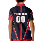 Personalized Melbourne Demons Kid Polo Shirt Modern Geometric Sports Graphic Style