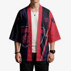 Personalized Melbourne Demons Kimono Modern Geometric Sports Graphic Style