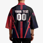 Personalized Melbourne Demons Kimono Modern Geometric Sports Graphic Style
