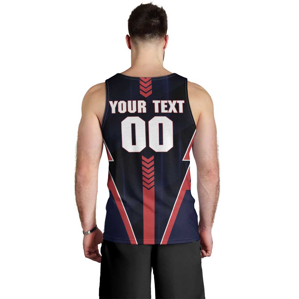 Personalized Melbourne Demons Men Tank Top Modern Geometric Sports Graphic Style