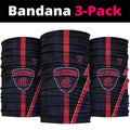 Melbourne Demons Neck Gaiter Modern Geometric Sports Graphic Style