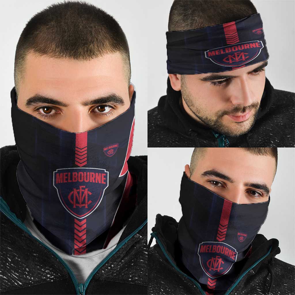 Melbourne Demons Neck Gaiter Modern Geometric Sports Graphic Style