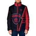 Personalized Melbourne Demons Padded Jacket Modern Geometric Sports Graphic Style