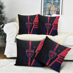 Melbourne Demons Pillow Cover Modern Geometric Sports Graphic Style