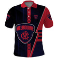 Personalized Melbourne Demons Polo Shirt Modern Geometric Sports Graphic Style