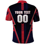 Personalized Melbourne Demons Polo Shirt Modern Geometric Sports Graphic Style
