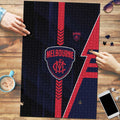 Melbourne Demons Puzzle Modern Geometric Sports Graphic Style