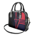 Melbourne Demons Shoulder Handbag Modern Geometric Sports Graphic Style