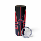 Personalized Melbourne Demons Skinny Tumbler Modern Geometric Sports Graphic Style
