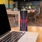 Personalized Melbourne Demons Skinny Tumbler Modern Geometric Sports Graphic Style