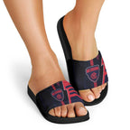 Melbourne Demons Slide Sandals Modern Geometric Sports Graphic Style