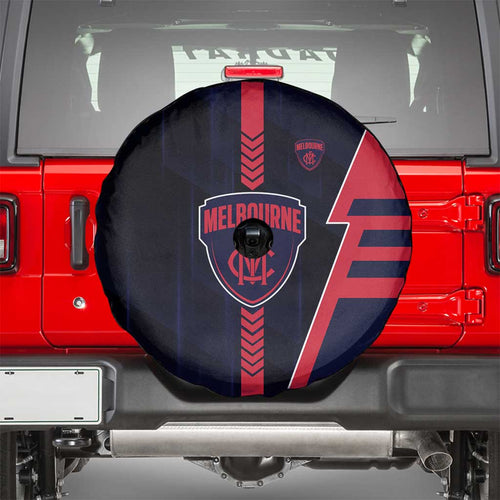Melbourne Demons Spare Tire Cover Modern Geometric Sports Graphic Style