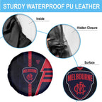 Melbourne Demons Spare Tire Cover Modern Geometric Sports Graphic Style