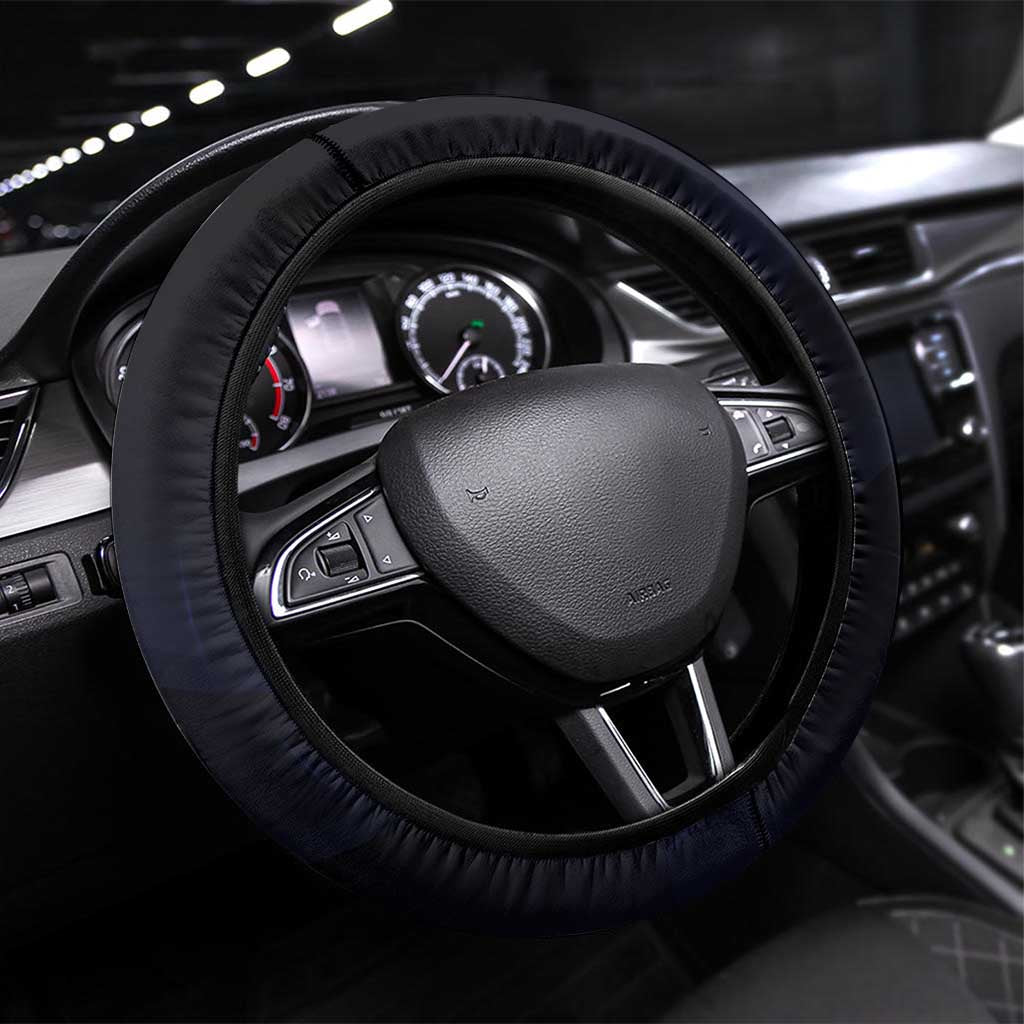 Melbourne Demons Steering Wheel Cover Modern Geometric Sports Graphic Style
