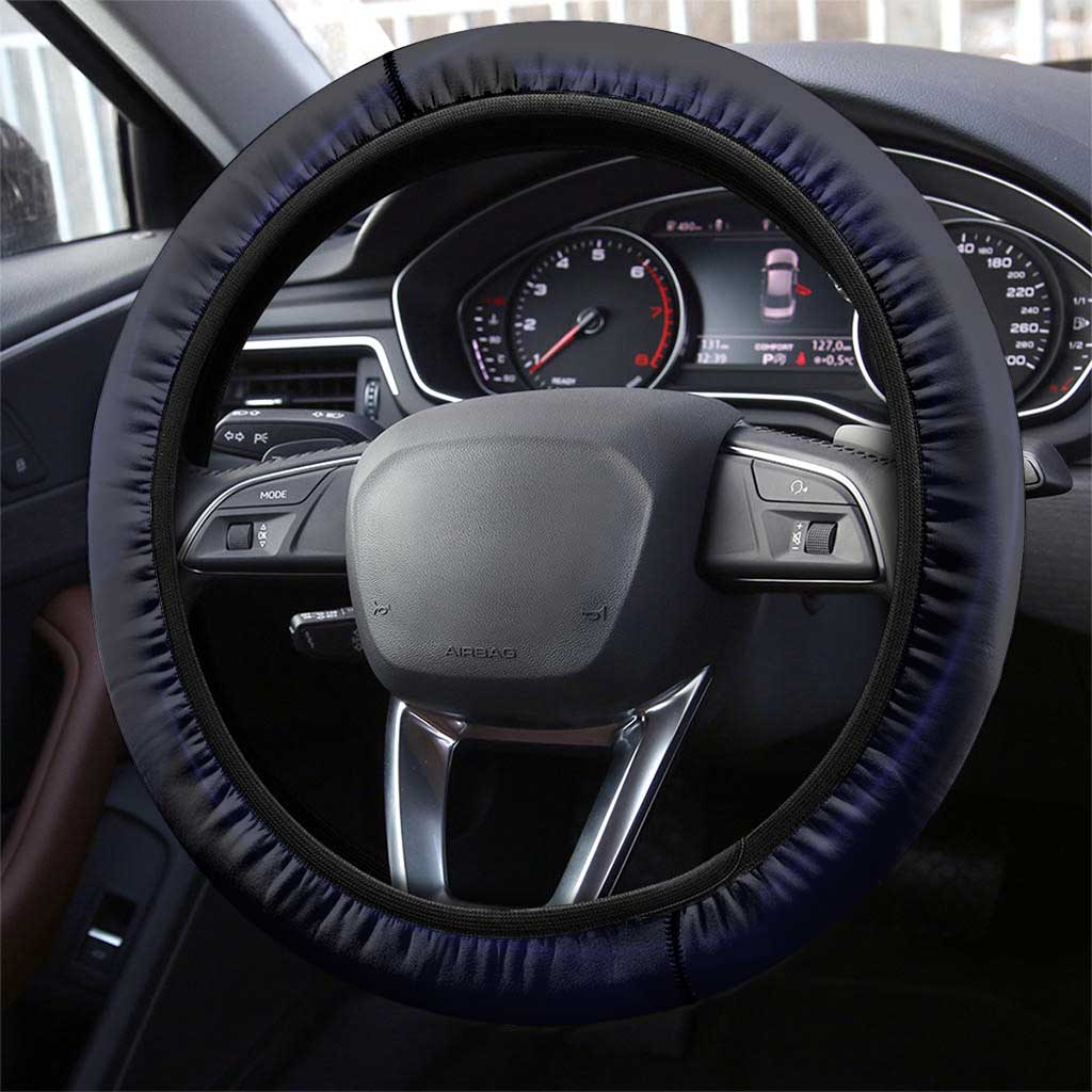 Melbourne Demons Steering Wheel Cover Modern Geometric Sports Graphic Style