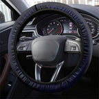 Melbourne Demons Steering Wheel Cover Modern Geometric Sports Graphic Style
