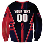 Personalized Melbourne Demons Sweatshirt Modern Geometric Sports Graphic Style