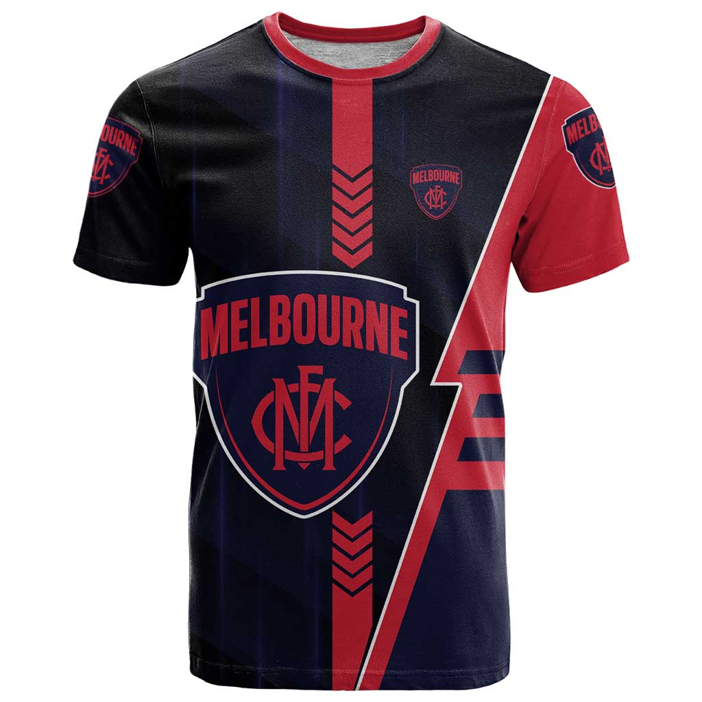 Personalized Melbourne Demons T Shirt Modern Geometric Sports Graphic Style