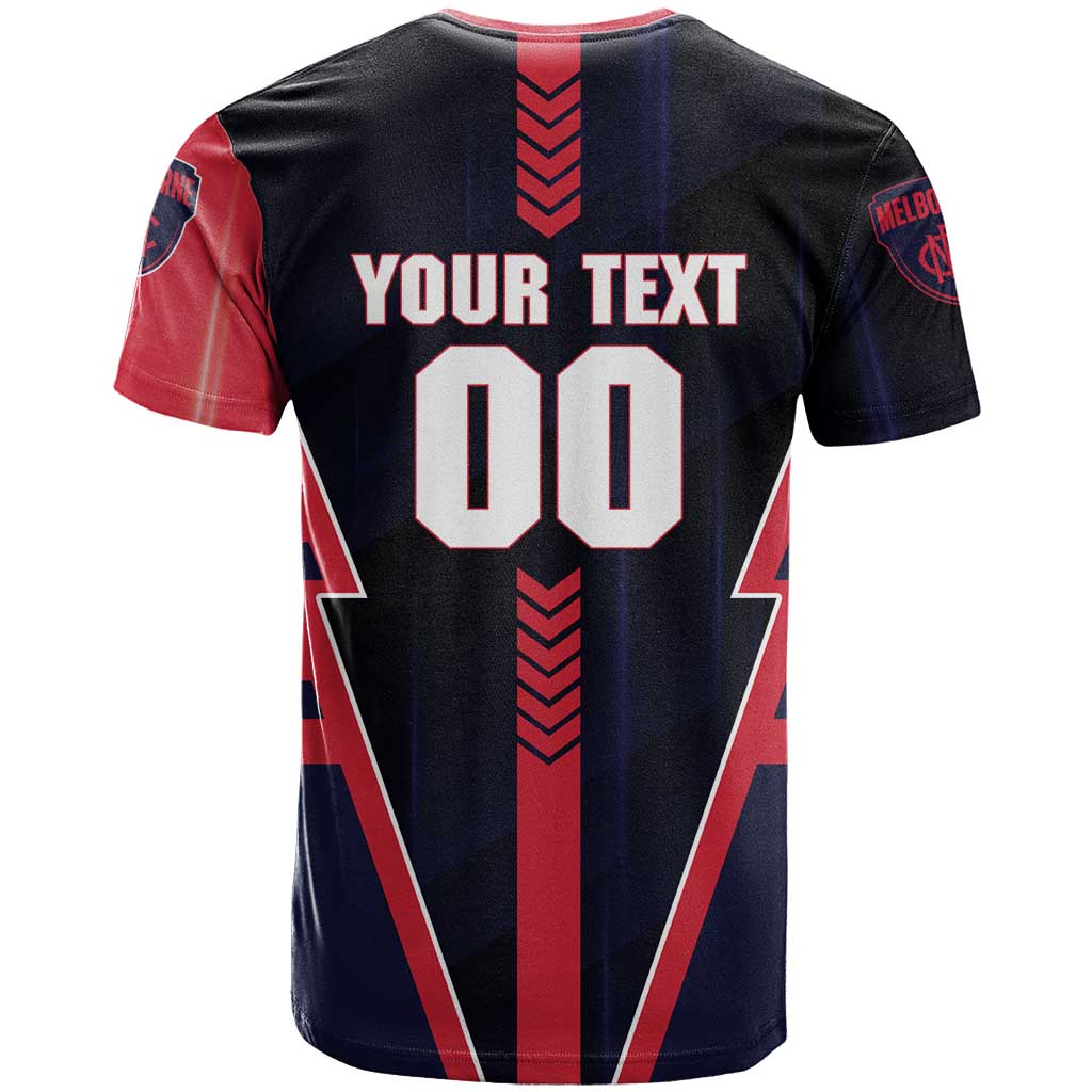 Personalized Melbourne Demons T Shirt Modern Geometric Sports Graphic Style