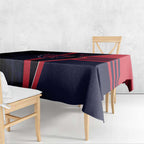 Melbourne Demons Tablecloth Modern Geometric Sports Graphic Style