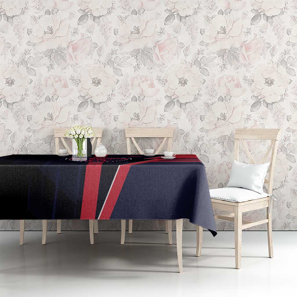 Melbourne Demons Tablecloth Modern Geometric Sports Graphic Style