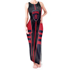 Personalized Melbourne Demons Tank Maxi Dress Modern Geometric Sports Graphic Style
