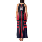 Personalized Melbourne Demons Tank Maxi Dress Modern Geometric Sports Graphic Style