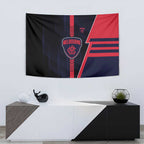 Melbourne Demons Tapestry Modern Geometric Sports Graphic Style