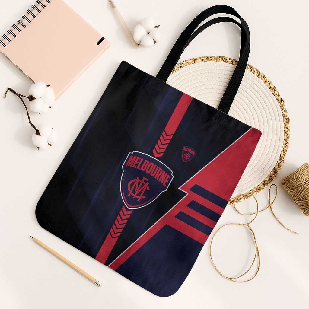 Melbourne Demons Tote Bag Modern Geometric Sports Graphic Style