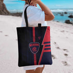 Melbourne Demons Tote Bag Modern Geometric Sports Graphic Style