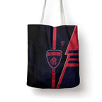 Melbourne Demons Tote Bag Modern Geometric Sports Graphic Style