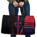 Melbourne Demons Travel Bag Modern Geometric Sports Graphic Style