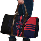Melbourne Demons Travel Bag Modern Geometric Sports Graphic Style