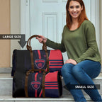 Melbourne Demons Travel Bag Modern Geometric Sports Graphic Style
