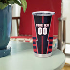 Personalized Melbourne Demons Tumbler Cup Modern Geometric Sports Graphic Style