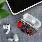 Adelaide Crows AirPods Case Aboriginal Dot Pattern - Football Mascot Heritage Pride