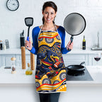 Adelaide Crows Apron Aboriginal Dot Pattern - Football Mascot Heritage Pride