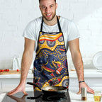 Adelaide Crows Apron Aboriginal Dot Pattern - Football Mascot Heritage Pride