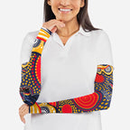 Adelaide Crows Arm Sleeves Aboriginal Dot Pattern - Football Mascot Heritage Pride