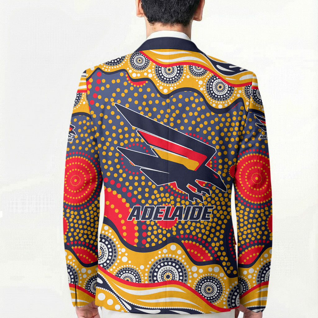 Adelaide Crows Blazer Aboriginal Dot Pattern - Football Mascot Heritage Pride