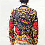 Adelaide Crows Blazer Aboriginal Dot Pattern - Football Mascot Heritage Pride