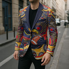 Adelaide Crows Blazer Aboriginal Dot Pattern - Football Mascot Heritage Pride