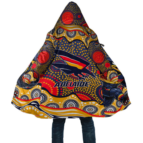Adelaide Crows Cloak Aboriginal Dot Pattern - Football Mascot Heritage Pride