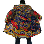 Adelaide Crows Cloak Aboriginal Dot Pattern - Football Mascot Heritage Pride