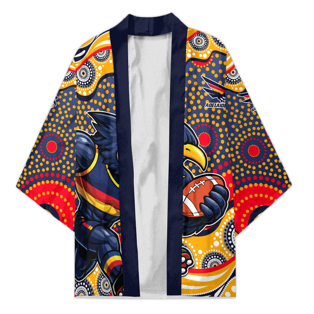 Adelaide Crows Kimono Aboriginal Dot Pattern - Football Mascot Heritage Pride