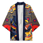 Adelaide Crows Kimono Aboriginal Dot Pattern - Football Mascot Heritage Pride