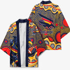 Adelaide Crows Kimono Aboriginal Dot Pattern - Football Mascot Heritage Pride