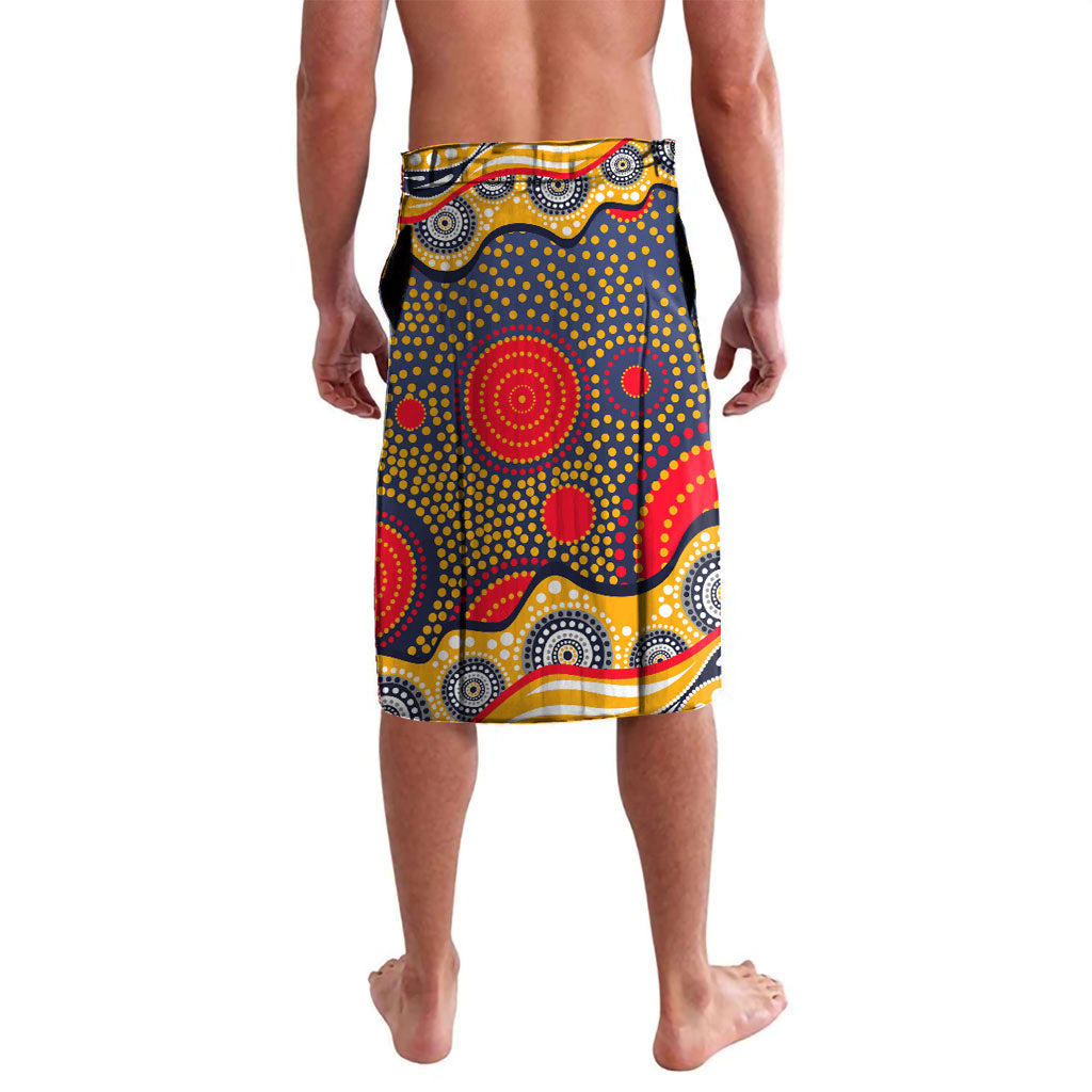 Adelaide Crows Lavalava Aboriginal Dot Pattern - Football Mascot Heritage Pride